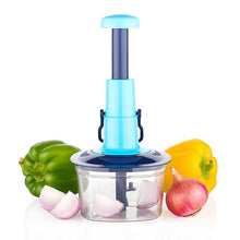 Hand-press vegetable and fruit chopper image 1