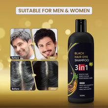 3 in 1 Black hair dye Natural shampoo ( Pack Of 4 ) image 4