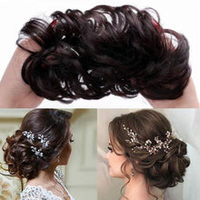 Elastic Artificial Hair Bun Brown & Black (Pack of 2) image 1