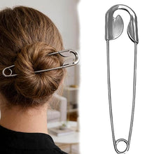 Oversized Stainless Steel Safety Pin Hair Clip image 5