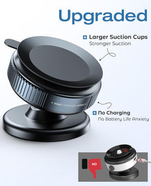 Vacuum Magnetic Suction Cup Phone Mount with 360 Degree Rotation image 5