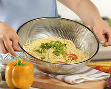 Stainless steel kitchen colander strainer image 5